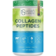 Nature's Supreme 600 gr Kolajen Peptid Tozu Unflavored İçerik ile Keto ve Paleo Diyetine Uygun