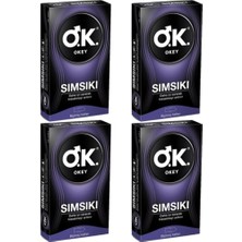 Okey 4 Kutu Okey Prezervatif Sımsıkı | Daha Etkili Kavramalı 10 Adet Prezervatif