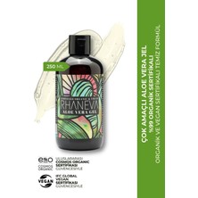 Rhaneva %99 Organik Aloe Vera Jel, Organik ve Vegan Sertifikalı, 250 ml