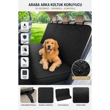 TUMKE Araba Oto Araç Içi Arka Koltuk Kedi Köpek Koltuk Kılıfı Şiltesi Su Geçirmez Koruyucu Örtü