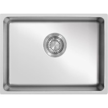 Ukinox Mu 500 Tek Hazneli Tezgah Altı Evye 304 Inox Paslanmaz Çelik Gövde