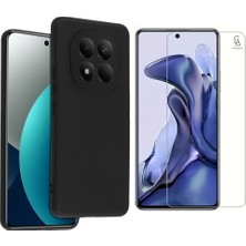 Coolacs Xiaomi Redmi Note 15 Pro 5g ile Uyumlu Kılıf Esnek Premium Telefon Kılıfı ve Temperli Cam Ekran Koruyucu