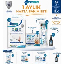 Doctor Silver Ion 1 Aylık Hasta Bakım Seti – ( 2x Vücut Kesesi, 3x Mendil, 4x Saç Bonesi, 50 ml Dezenfektan