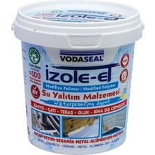 Vodaseal İzole Et 1kg Beyaz Su Yalıtım Malzemesi Dış ve İç Mekanlar için Yüksek Performanslı