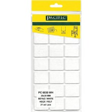 ALMITAL 30X30 MM 21'li Paket Beyaz Mobilya Keçesi Zemin ve Parke Koruyucusu