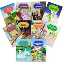 Sis Yayıncılık Renkli Dünya 10 Kitap Çocuk Masalları Seti Kolektif Yazarlı 3 - 5 Yaş Eğitici Masallar