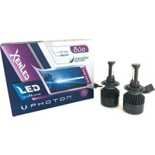 Photon H7 LED Xenon Duo Serisi Yüksek Parlaklıkta 6000 Lümen Beyaz Aydınlatma ve Kolay Montaj