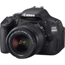 Canon EOS 600D 18-55 IS II Dijital Fotoğraf Makinesi 1920 x 1080 Video Çözünürlüğü ve 3 inç Ekran