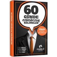 Modadil Yayınları 60 Günde Ezberbozan YÖKDİL Sosyal Kelimeleri Çalışma Kitabı Mesleki Hazırlık
