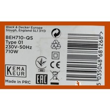 Black & Decker Beh710 710W Darbeli Matkap 13mm Anahtarsız Mandren ile Güçlü Performans