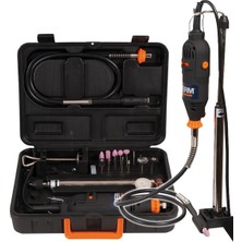 Ferm CTM1010 Mini Gravür Hobi Seti 160 Watt 40 Parça Aksesuarlı Zımparalama ve Cilalama İçin Uygun