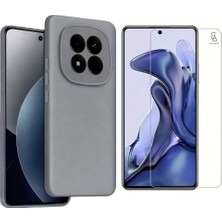 Coolacs Xiaomi Redmi Note 15 Pro 5g ile Uyumlu Kılıf Esnek Premium Telefon Kılıfı ve Temperli Cam Ekran Koruyucu