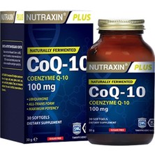 Nutraxin Koenzim Q10 Tablet 30 Adet Şeker İçermeyen Takviye Edici Gıda Türkiye Menşeli
