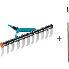 Gardena 3391 Çim Havalandırma Tırmığı + 3725 Combisystem Sap 150 cm