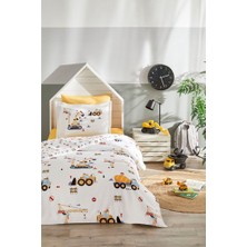 Özdilek Builder Tek Kişilik Lastikli Çarşaf Nevresim Takımı