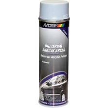 Motip Üniversal Akrilik Astar Sprey 500ml Yüksek Kapatıcılık ve Kolay Uygulama Özellikleriyle
