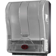Palex 3491-2 Sensörlü Otomatik Havlu Dispenseri Şeffaf Füme Plastik Malzeme 21 CM