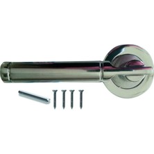 Seas Door Seas Çelik Kapı Kolu Sol Basar Ergonomik Tasarım ve Şık Görünüm ile Saten Renk