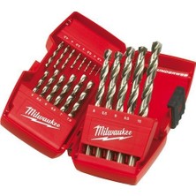 Milwaukee Metal Matkap Ucu Set 19 Parça HSS-G 1-10 Ölçüler Yüksek Dayanıklılık