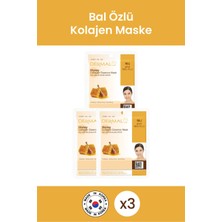 Dermal Canlandırıcı, Nemlendirici ve Besleyici Bal Özlü Kollajen Maske 23 gr 3 Adet