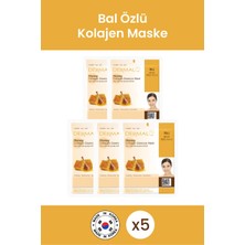 Dermal Canlandırıcı, Nemlendirici ve Besleyici Bal Özlü Kollajen Maske 23 gr 5 Adet