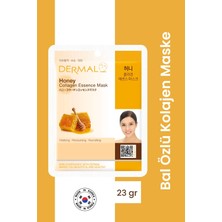 DERMAL Canlandırıcı, Nemlendirici ve Besleyici Bal Özlü Kollajen Maske 23 Gr