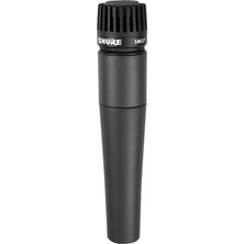 Shure SM57-LCE Kablolu Siyah Enstrüman Mikrofonu Profesyonel Kullanım İçin Gürültü Önleyici
