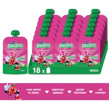 Hero Goodies Çilek Elma 100g x18 (Boyama Kitabı & Pastel Boya Hediyeli)