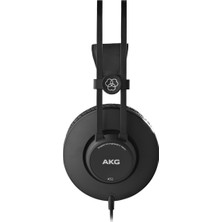 Akg K52 Profesyonel Stüdyo Kulaklığı Kapalı Tasarım Yüksek Ses Kalitesi ile Siyah Renk