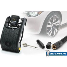 Michelin MC12209 Çift Pistonlu Ayak Pompası Dijital Basınç Göstergesi ile 100 PSI Güç