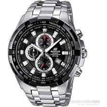 Casio EF-539D-1AVUDF Edifice Erkek Kol Saati Gri Çelik Kasa ve Kordon 10 ATM Suya Dayanıklı Kronometreli