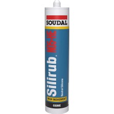 Soudal Silirub No5-He Nötr Dış Cephe Silikonu 300 ml Beyaz Kolay Uygulama ve UV Dayanıklılığı