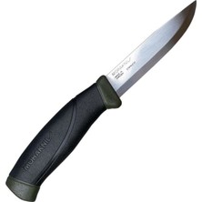 Morakniv Companion Asker Yeşili Bıçak 104 mm Uzunlukta TPE Sap Özellikleriyle Macera İçin İdeal