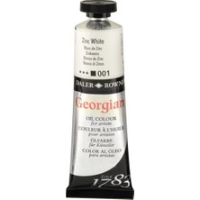 Daler Rowney Georgian Yağlı Boya 38ml N:001 Zinc White Sanatçılar İçin Özel Formülasyon