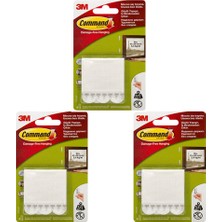 3M Command Orta Boy Cırt Cırt Bant 3'lü 17201-4PK Araç Gereçler İçin Pratik Kullanım