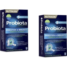 Nutraxin Probiota Advanced 60 Tablet x 2 Yetişkinler İçin Vitamin ve Mineral Takviyesi