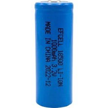 Efcell EF-183210D 18500 3.2V 1000MAH Düz Kafa Şarj Edilebilir Li-Ion Pil