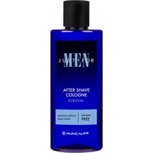 huncalife Just For Men Lavanta Kokulu Kolonya 250 ml 70 Derece Ferahlatıcı Etki
