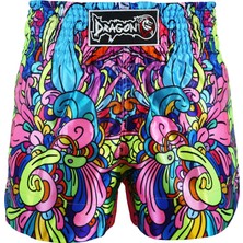 Dragondo MT3040 Muay Thai Pembe Kick Boks Şortu