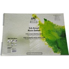 Artwork 35X50 180 Gr Resim Blok 15 Yaprak Islak ve Kuru Çalışmalara Uygun Yüksek Kalite