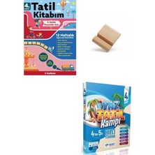 Okyanus Yayınları Tudem 4'ten 5'e Tatil Kitabı ve Yanıt Yaz Tatil Kampı + Telefon Standı