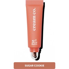 Cream Co. 3in1 Lip Balm 403 | Nemlendirici Parlatıcı Dudak Bakım | Bej Kurabiye | Hyaluronik Asit Seramid