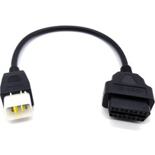Benelli Motosiklet 6 Pin OBD2 Dönüştürücü Arıza Tespit Cihazı Kablosu Dayanıklı Yapı