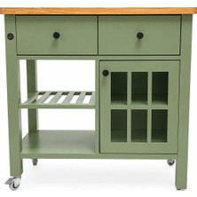 Dipole Furniture Mate Mat Lake Reseda Yeşil RAL-6011 Mutfak Servant Mobilyası