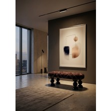 ProBella Ahşap Siyah Ayak Modern Tasarım Italyan Bench