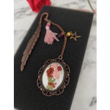 Adil Store Rokoko Dikişli El İşlemeli Kitap Ayracı