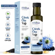 Fıtrina Soğuk Sıkım Çörek Otu Yağı 250 mL Cam Şişe Doğal Bitkisel Yağ