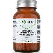 Venatura Vitamin B Kompleks Kapsül Takviye Edici Gıda 30 Kapsül Türkiye Menşeli İçerik Bilgisi