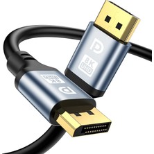 Microcase Ultra Hd 8k 1.4 (Dp) Displayport To Displayport Kablo Yüksek Hız 32.4gbps Görüntü Aktarıcı Kablo 5 Metre - AL5733