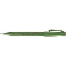 Pentel Brush Sign Pen Touch Olive Green